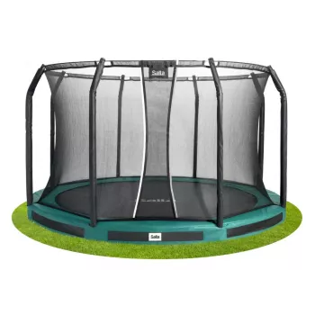 SALTA Premium Ground Combo Trampoline 427 cm Green