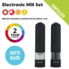 Salter 7524 BKXRUP3 Soft-Touch elektrinis malūnėlių rinkinys, matinis juodas
