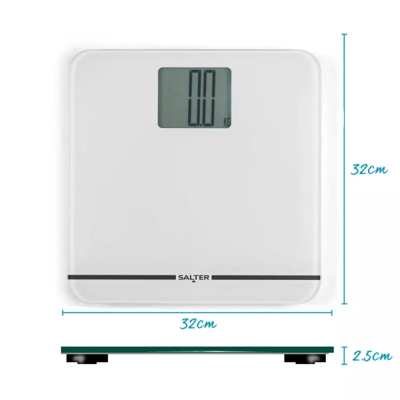 Salter 9075 WFEU12 Max elektroninės svarstyklės, baltos