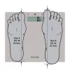 Salter 9113 GFEU12 Compact Glass Analyser svarstyklės vonios kambariui, pilka