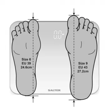 Salter 9204 BFEU12 Phantom elektroninės virtuvinės svarstyklės, juodos, 5 kg, 1 g, LCD, grūdintas stiklas