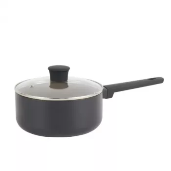 Salter BW12877AS Cosmos keraminė 16 cm keptuvė su dangčiu, juodas išorė, kreminė vidus, tinka indukcijai