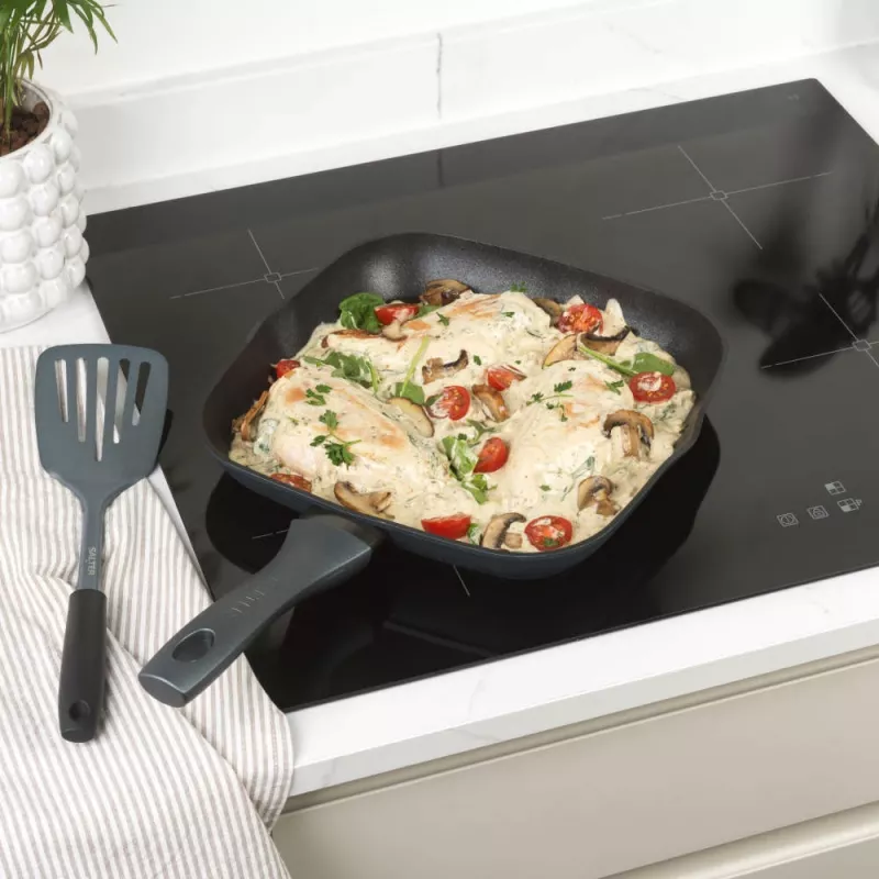 Salter BW13594DU Megastone Excellence 28cm Griddle Pan, Grey
