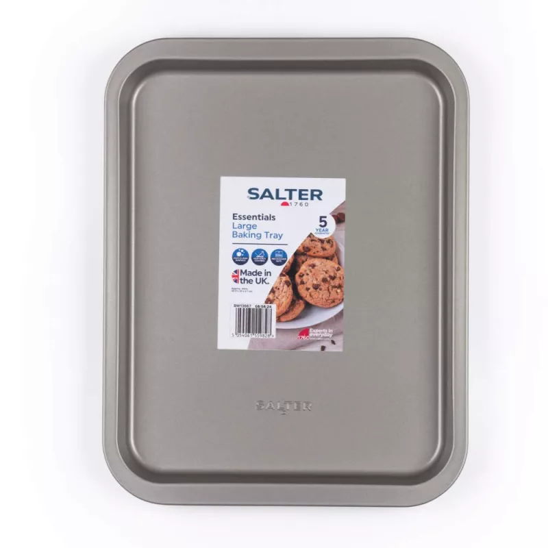 Salter BW13667 Essentials 41cm kepimo skarda – anglinis plienas, nelimpanti danga, anglies spalva