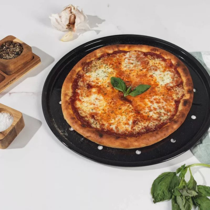 Salter BW14483 Brilliance Pizza Padėklas 32 cm Anglies Plienas Nelipantis Pilkas
