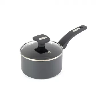 Salter BW14718 Alto 16cm puodas – kaltinis aliuminis, PFOA-free nelipni danga, tinka indukcijai, juodas