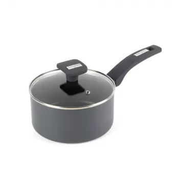 Salter BW14719 Alto 18cm puodas su dangčiu, kaltas aliuminis, nelipni danga, juodas