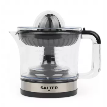 Salter EK5025FVDE elektrinė citrusinių vaisių spaustuvė, 60 W, 1.2 l, juoda/sidabrinė