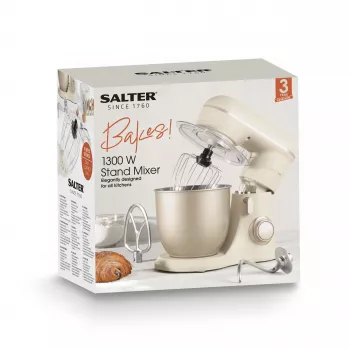 Salter EK5511SBOFVDE Bakes Stand Mixer 1000W 5L juodas