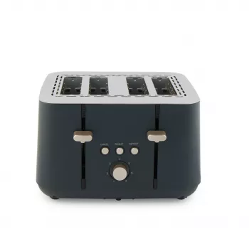 Salter EK5565BGRYFVDE Marino 4-Slice Toaster - Grey Stainless Steel