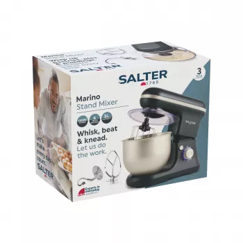 Salter EK5620BGRYFVDE Marino Stand Mixer 1000W 5L Pilka