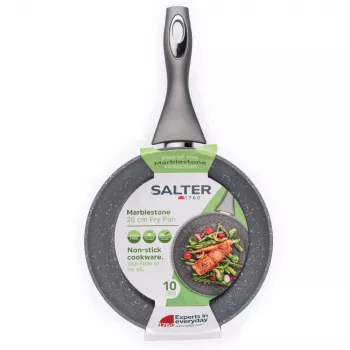 Salter Marblestone 20 cm keptuvė, pilka – kaltas aliuminis su nelimpančia danga