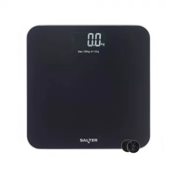 Salter SA00600BCFEU12 Brushed Finish Electronic Scale – juoda, 5 kg virtuvinės svarstyklės
