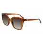 Salvatore Ferragamo SF1026S-261 moteriški katinėlio formos akiniai nuo saulės Havana rudi gradientiniai 54mm