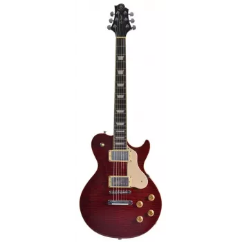 Samick AV 3 TR elektrinė gitara – skaidri raudona