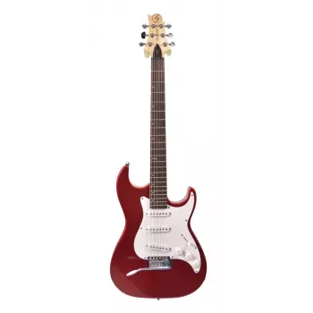 Samick MB-1 MR elektrinė gitara – metalo raudona