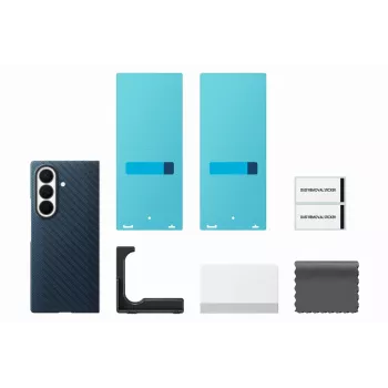 Samsung Carbon Magnet Case, skirtas Galaxy Fold 8 Ultra, Navy