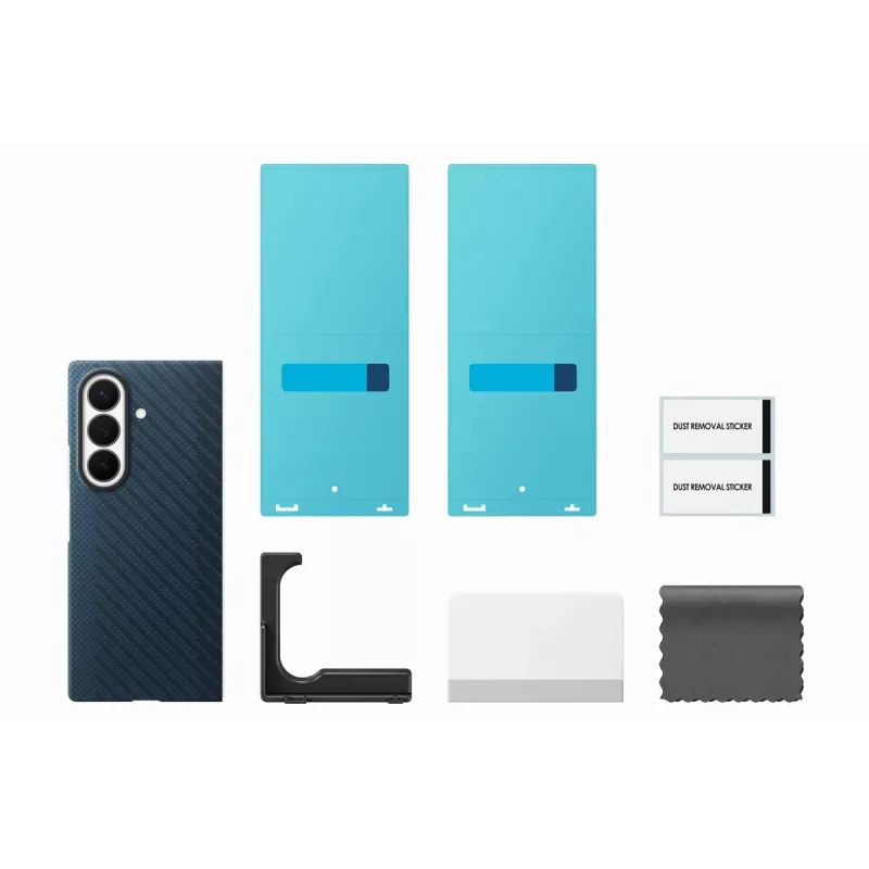 Samsung Carbon Magnet Case, skirtas Galaxy Fold 8 Ultra, Navy