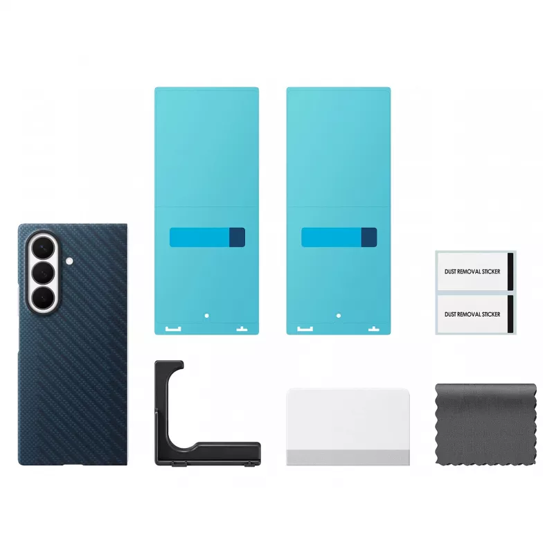 Samsung Carbon Magnet Case, skirtas Galaxy Fold 8 Ultra, Navy