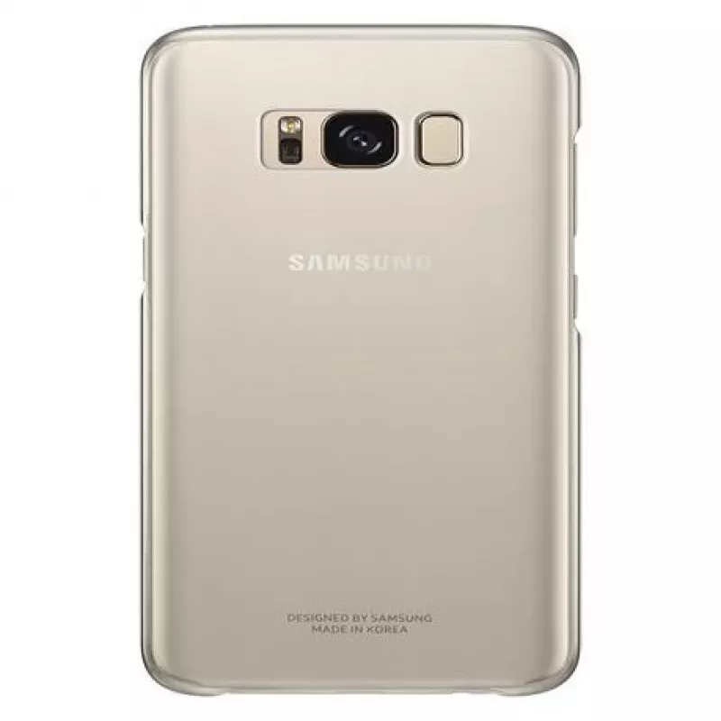 Samsung Clear Cover, skirta Galaxy S8+ G955, auksinė