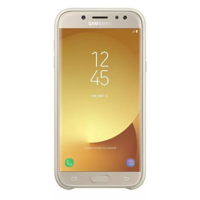 Samsung EF-PJ530CFEGWW Dual Layer Cover, skirta Galaxy J5 (2017), auksinė