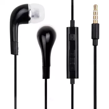 Samsung EHS64AVFBE ausinės su mikrofonu ir garso reguliavimu, 3,5 mm lizdas, juodos