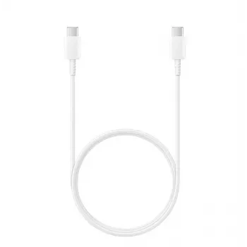 Samsung EP-DA905BWE USB-C į USB-C duomenų laidas, 3A, 1 m, baltas (didmeninė pakuotė)