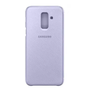 Samsung Galaxy A6+ (2018) Wallet Cover Purple