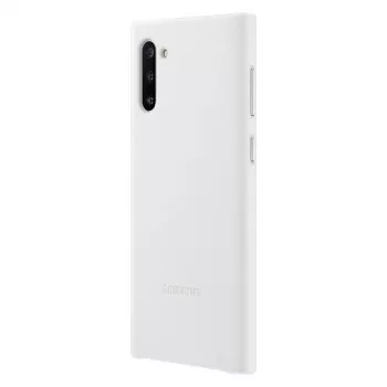 Samsung Galaxy Note10 Leather Cover Case White