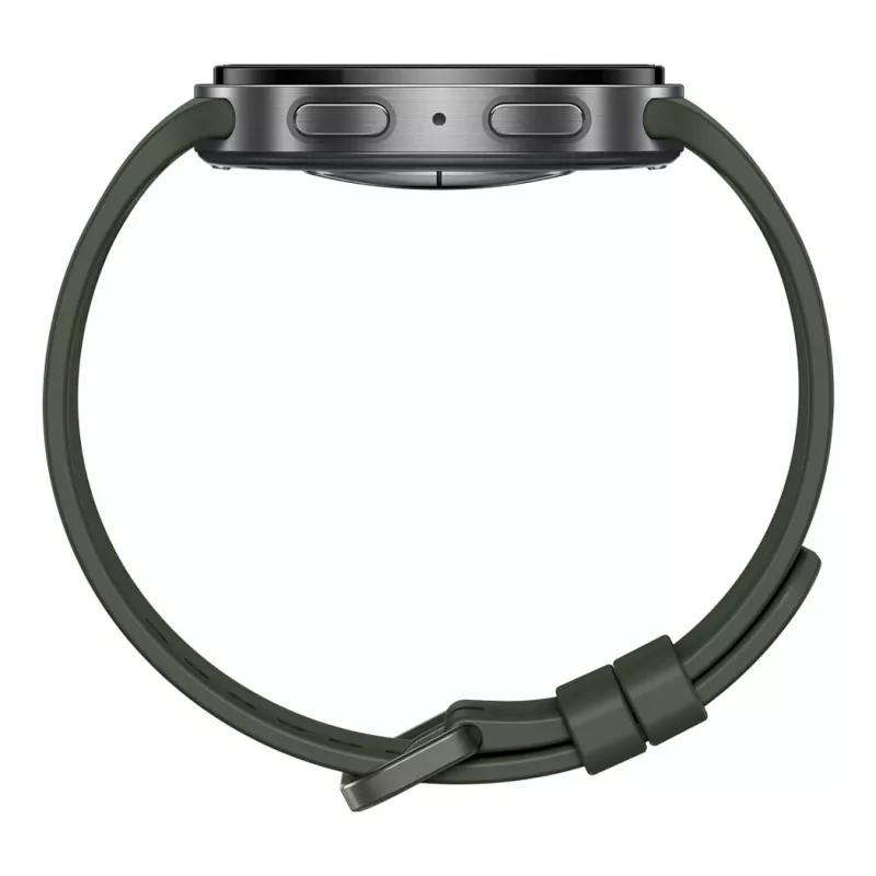 Samsung Galaxy Watch9 LTE 44 mm Silver Smartwatch su Olive Sport juostele M/L