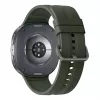 Samsung Galaxy Watch9 LTE 44 mm Silver Smartwatch su Olive Sport juostele M/L