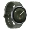 Samsung Galaxy Watch9 LTE 44 mm Silver Smartwatch su Olive Sport juostele M/L