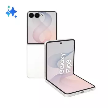 Samsung Galaxy Z Flip8 5G 256GB Cream – Sulankstomas išmanusis telefonas su 6.9 colio Dynamic AMOLED 2X ekranu, 12GB RAM, Dual SIM