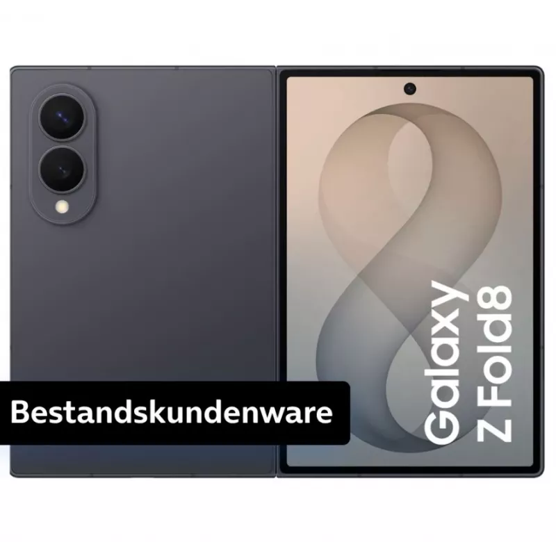 Samsung Galaxy Z Fold8 5G išmanusis telefonas, 12GB RAM, 256GB, grafito spalvos, sulankstomas OLED ekranas, Dual SIM