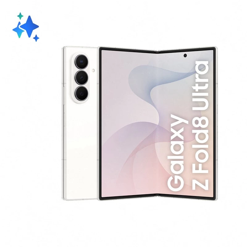 Samsung Galaxy Z Fold8 Ultra 5G išmanusis telefonas - Dual-SIM, 12GB RAM, 256GB atmintis, 8 colių lankstus OLED ekranas, kreminės spalvos