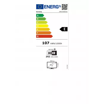 Samsung GMR75R85HAUXZG 75 colio 4K Ultra HD Micro RGB išmanusis televizorius su Tizen, HDMI, USB Hub, VESA 400x300 mm, LAN, Wi-Fi, garsiakalbiu