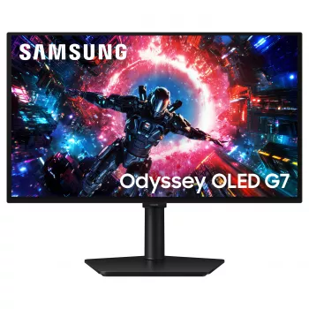 Samsung LS27HG702SUXEN 27 colių 4K UHD OLED žaidimų monitorius, 165Hz, 0.03ms, HDR, aukščio reguliavimas, Pivot, VESA