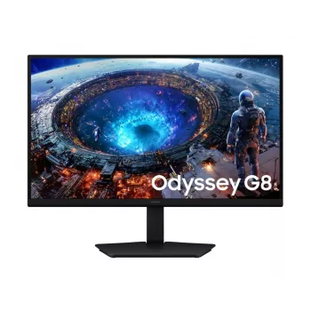 Samsung Odyssey G8 G80HF 27 colių 5K dviejų režimų žaidimų monitorius, OLED, 180Hz, 1ms, HDMI, DP, USB Hub, juodas