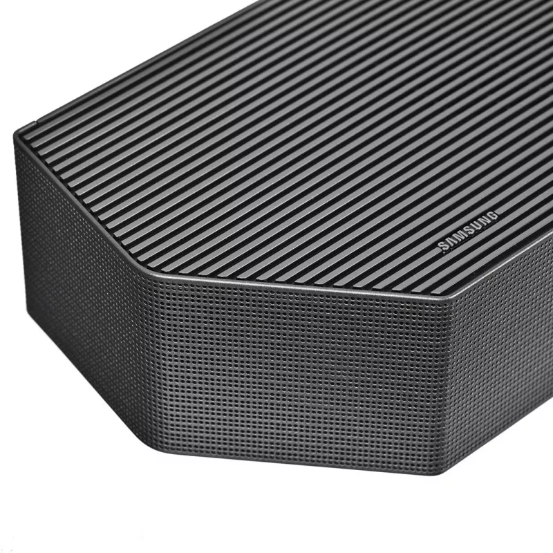 Samsung Q-Series HW-Q990H 11.1.4 kanalų garso juosta su belaidžiu žemųjų dažnių garsiakalbiu ir galiniais garsiakalbiais, juoda