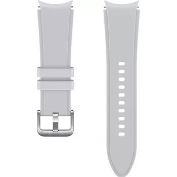 Samsung Ridge Sport Band, skirta Galaxy Watch4 ir Watch4 Classic (20 mm, S/M, sidabrinės spalvos) ET-SFR88SSEGEU