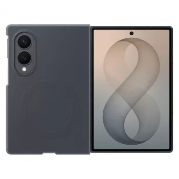 Samsung Silicone Magnet Case, skirtas Galaxy Z Fold8, juodos spalvos