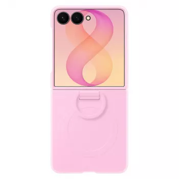 Samsung Silicone Ring Magnet Case, skirta Galaxy Z Flip8 – violetinė | Kur.lt