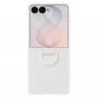 Samsung Silicone Ring Magnet Case Galaxy Z Flip8, baltas