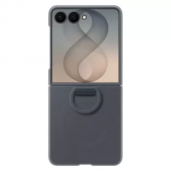 Samsung Silicone Ring Magnetic Case Galaxy Z Flip8, juoda (EF-EF776CBEGWW)