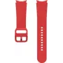 Samsung Sport Band, skirta Galaxy Watch (20 mm, M/L), juoda/raudona, hibridinė oda ir fluoroelastomeras