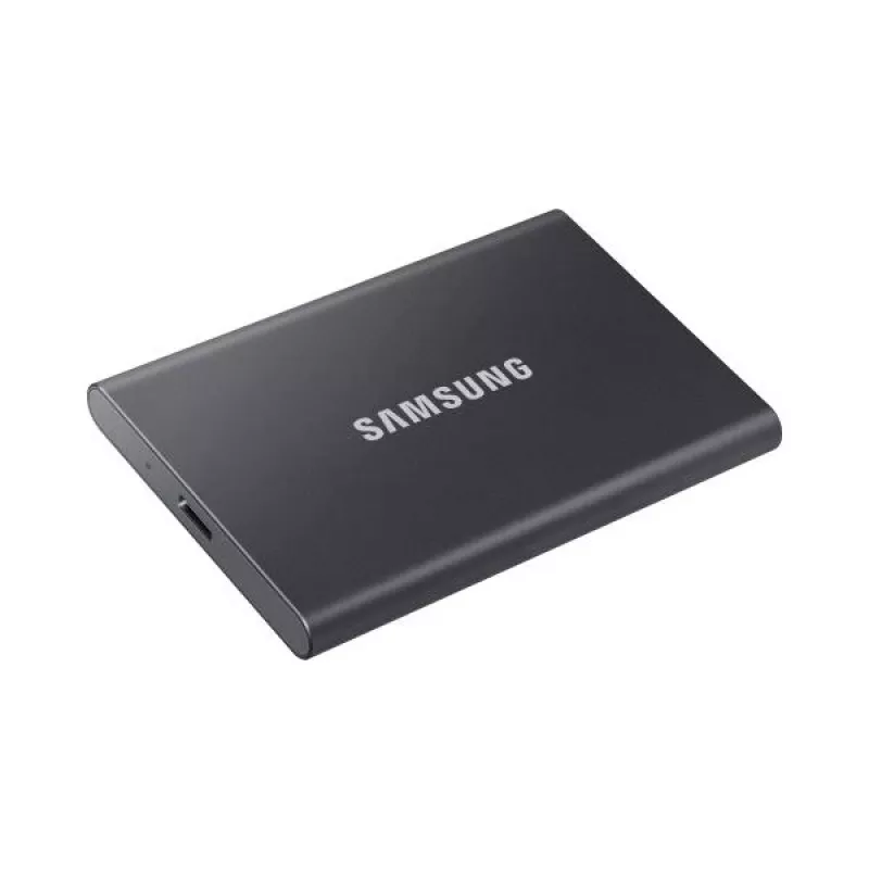 Samsung T7 Portable SSD, 2000 GB, USB Type-C, 3.2 Gen 2, 1050 MB/s, Password, Grey