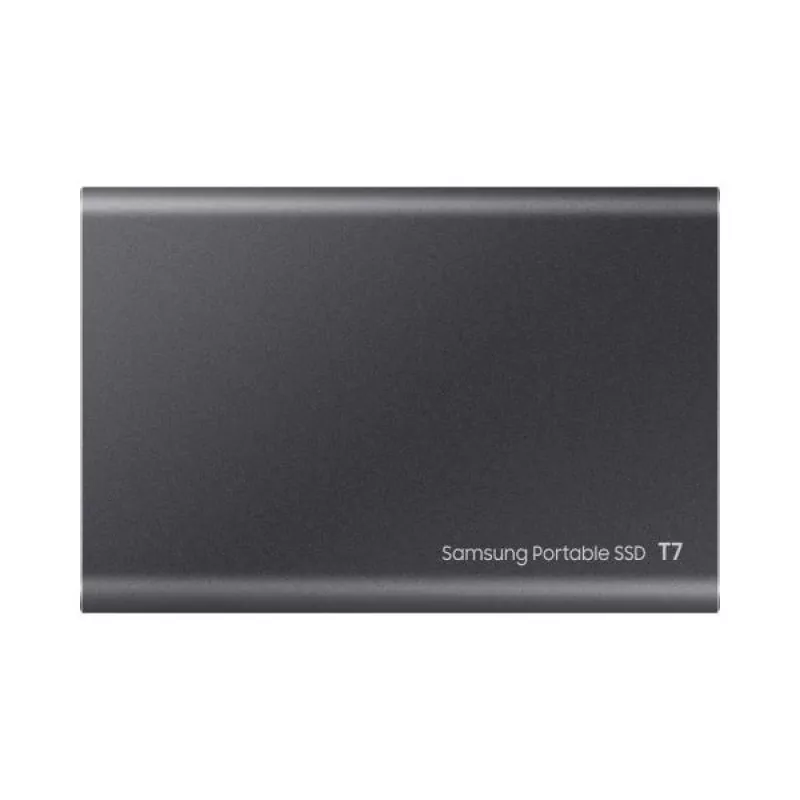 Samsung T7 Portable SSD, 2000 GB, USB Type-C, 3.2 Gen 2, 1050 MB/s, Password, Grey