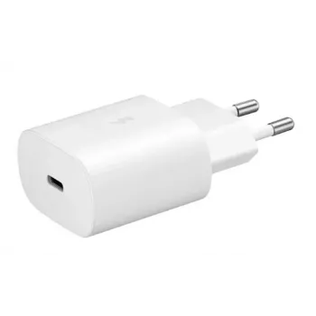 Samsung Travel Adapter TA800 USB-C 25W Baltas (be laido)