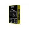 SANDBERG Speaker Radio FM+BT Recharge nešiojamas Bluetooth garsiakalbis su FM radiju, AUX, USB, MicroSD, 6W, juodos spalvos