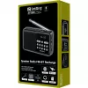 SANDBERG Speaker Radio FM+BT Recharge nešiojamas Bluetooth garsiakalbis su FM radiju, AUX, USB, MicroSD, 6W, juodos spalvos